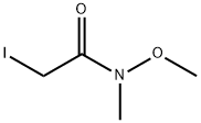 2-iodo-N-methoxy-N-methylacetamide Struktur