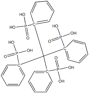 4,4',4'',4'''-(methanetetrayltetra-4,1-phenylene)tetrakis-Phosphonic acid Struktur