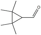 2,2,3,3-tetramethylcyclopropane-1-carbaldehyde Struktur