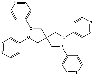 Pyridine,4,4'-[[2,2-bis[(4-pyridinyloxy)methyl]-1,3-propanediyl]bis(oxy)]bis- Struktur