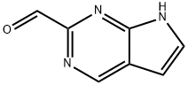 7H-PYRROLO[2,3-D]PYRIMIDINE-2-CARBALDEHYDE Struktur