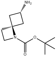 trans-6-amino-1-boc-1-azaspiro[3.3]heptane Struktur