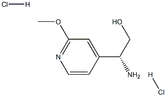 (R)-2-Amino-2-(2-methoxypyridin-4-yl)ethanol dihydrochloride Struktur