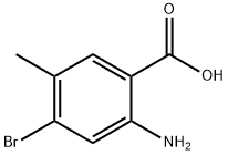 2-Amino-4-bromo-5-methyl-benzoic acid Struktur