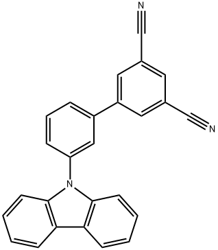 3'-(9H -carbazol-9-yl)biphenyl-3,5-dicarbonitrile Struktur