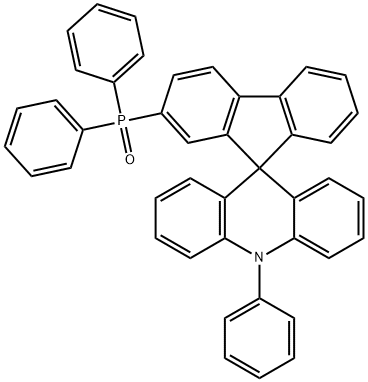 2'-(diphenylphosphoryl)-10-phenyl-10H-spiro[acridine-9,9'-fluorene] Struktur