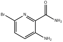 3-AMINO-6-BROMOPICOLINAMIDE Struktur