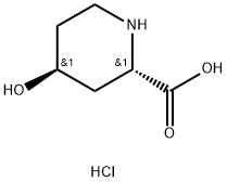 (2S,4S)-4-hydroxypiperidine-2-carboxylic acid hydrochloride Struktur