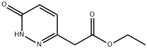 3-Pyridazineacetic acid, 1,6-dihydro-6-oxo,ethyl ester Struktur