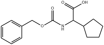 N-Cbz-RS-Cyclopentylglycine Struktur