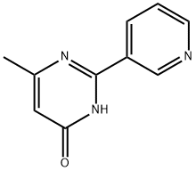 4(1H)-Pyrimidinone, 6-methyl-2-(3-pyridinyl)- Struktur