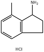 7-METHYL-2,3-DIHYDRO-1H-INDEN-1-AMINE HYDROCHLORIDE Struktur