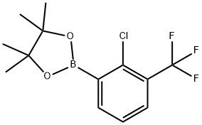 2-Chloro-3-(trifluoromethyl)phenylboronic acid pinacol ester Struktur