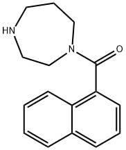 1-(naphthalene-1-carbonyl)-1,4-diazepane Struktur