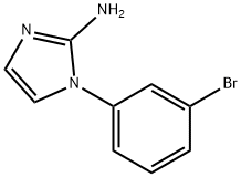 1-(3-Bromophenyl)-1H-imidazol-2-amine Struktur