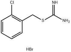 {[(2-chlorophenyl)methyl]sulfanyl}methanimidamide hydrobromide Struktur