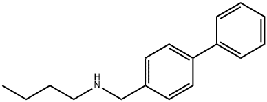 ({[1,1-biphenyl]-4-yl}methyl)(butyl)amine Struktur