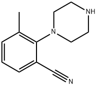 3-METHYL-2-(PIPERAZIN-1-YL)BENZONITRILE Struktur