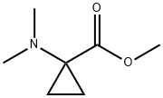 1-Dimethylamino-cyclopropanecarboxylic acid methyl ester Struktur