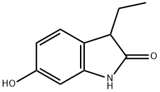 3-Ethyl-6-hydroxy-1,3-dihydro-indol-2-one Struktur