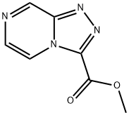 [1,2,4]Triazolo[4,3-a]pyrazine-3-carboxylic acid methyl ester Struktur