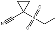 1-Ethanesulfonyl-cyclopropanecarbonitrile Struktur