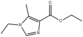 1-Ethyl-5-methyl-1H-imidazole-4-carboxylic acid ethyl ester Struktur