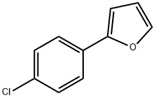 2-(4-chlorophenyl)furan Struktur