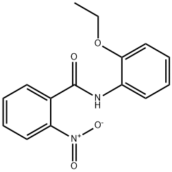 N-(2-ethoxyphenyl)-2-nitrobenzamide Struktur