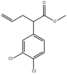 METHYL 2-(3,4-DICHLOROPHENYL)PENT-4-ENOATE Struktur