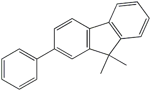 9H-Fluorene, 9,9-dimethyl-2-phenyl- Struktur