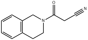 3-(3,4-dihydro-1H-isoquinolin-2-yl)-3-oxo-propanenitrile Struktur