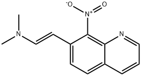 Dimethyl-[2-(8-nitro-quinolin-7-yl)-vinyl]-amine Struktur