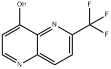 6-Trifluoromethyl-[1,5]naphthyridin-4-ol Struktur