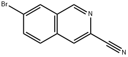 7-Bromoisoquinoline-3-carbonitrile Struktur