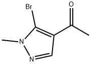 1-(5-bromo-1-methyl-1H-pyrazol-4-yl)ethan-1-one Struktur