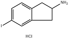 5-iodo-2,3-dihydro-1H-inden-2-amine:hydrochloride Struktur