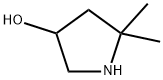 5,5-DIMETHYLPYRROLIDIN-3-OL Struktur