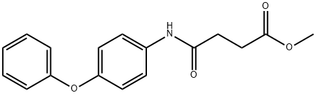 methyl 4-oxo-4-[(4-phenoxyphenyl)amino]butanoate Struktur