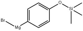 Magnesium, bromo[4-[(trimethylsilyl)oxy]phenyl]- Struktur