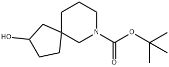 tert-butyl 2-hydroxy-7-azaspiro[4.5]decane-7-carboxylate Struktur