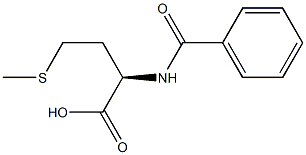 D-Methionine, N-benzoyl- Struktur