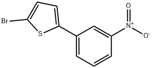 2-Bromo-5-(3-nitro-phenyl)-thiophene Struktur