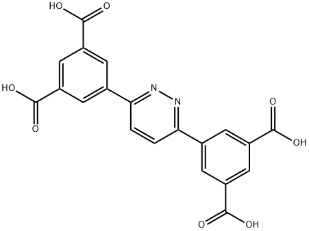 1,3-Benzenedicarboxylic acid,5,5'-(3,6-pyridazinediyl)bis- Struktur