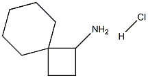 spiro[3.5]nonan-1-amine hydrochloride Struktur