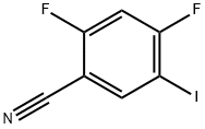 2,4-Difluoro-5-iodo-benzonitrile Struktur