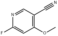 6-fluoro-4-methoxynicotinonitrile Struktur