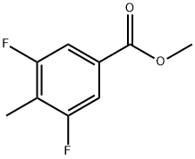 Methyl 3,5-difluoro-4-methylbenzoate Struktur