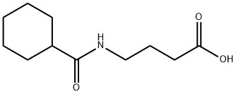 4-(cyclohexanecarboxamido)butanoic acid Struktur