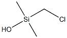 chloromethyl-hydroxy-dimethyl-silane Struktur